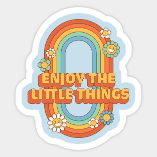 Retro Aesthetic Good Vibes: Hippie, Sunflower, Flower Power Sticker